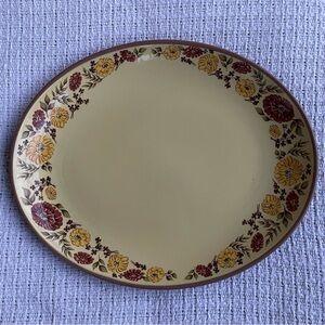 Floral Decorative Plate By Taylor Smith & Taylor Co, Indian Summer